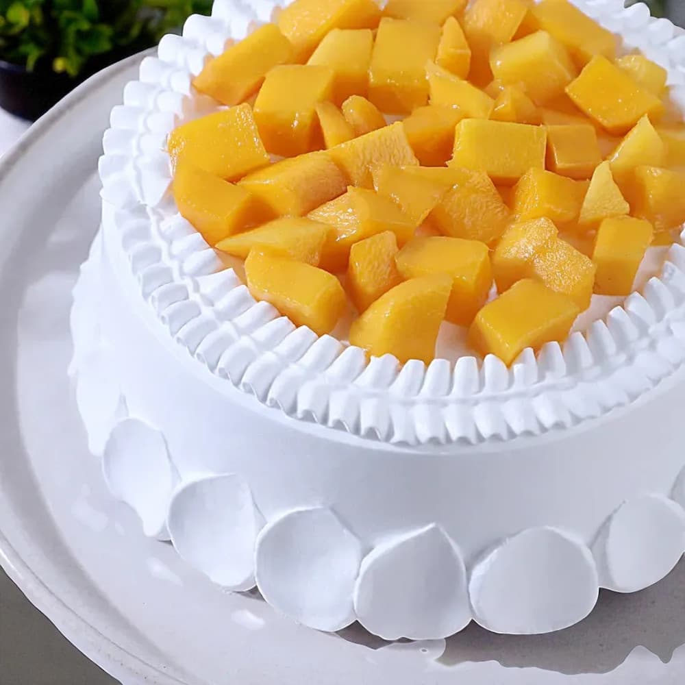 Divine Mango Cream Cake view 3