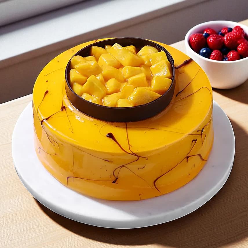 Creamy Mango Delight Cake