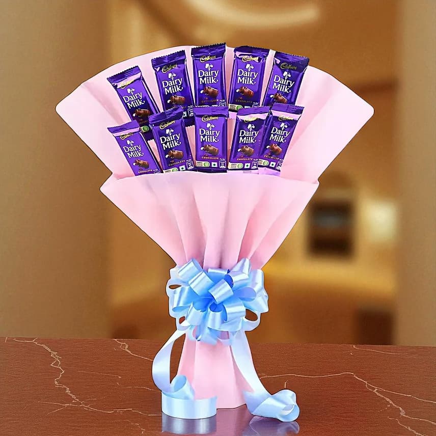 10 Cadbury Dairy Milk Bouquet