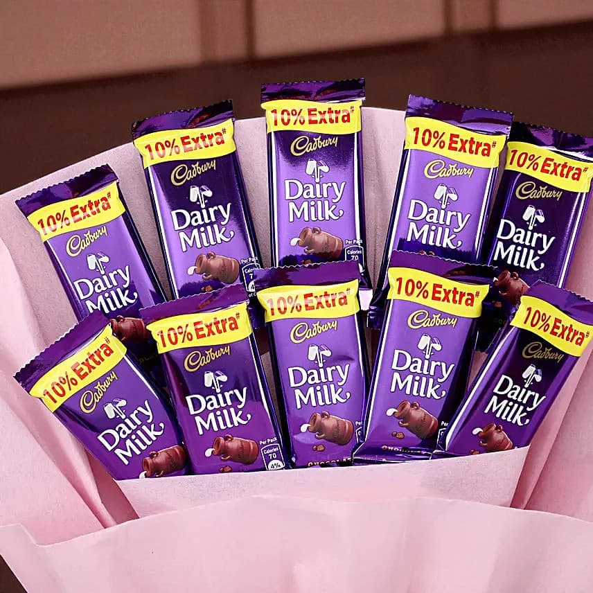 10 Cadbury Dairy Milk Bouquet view 2