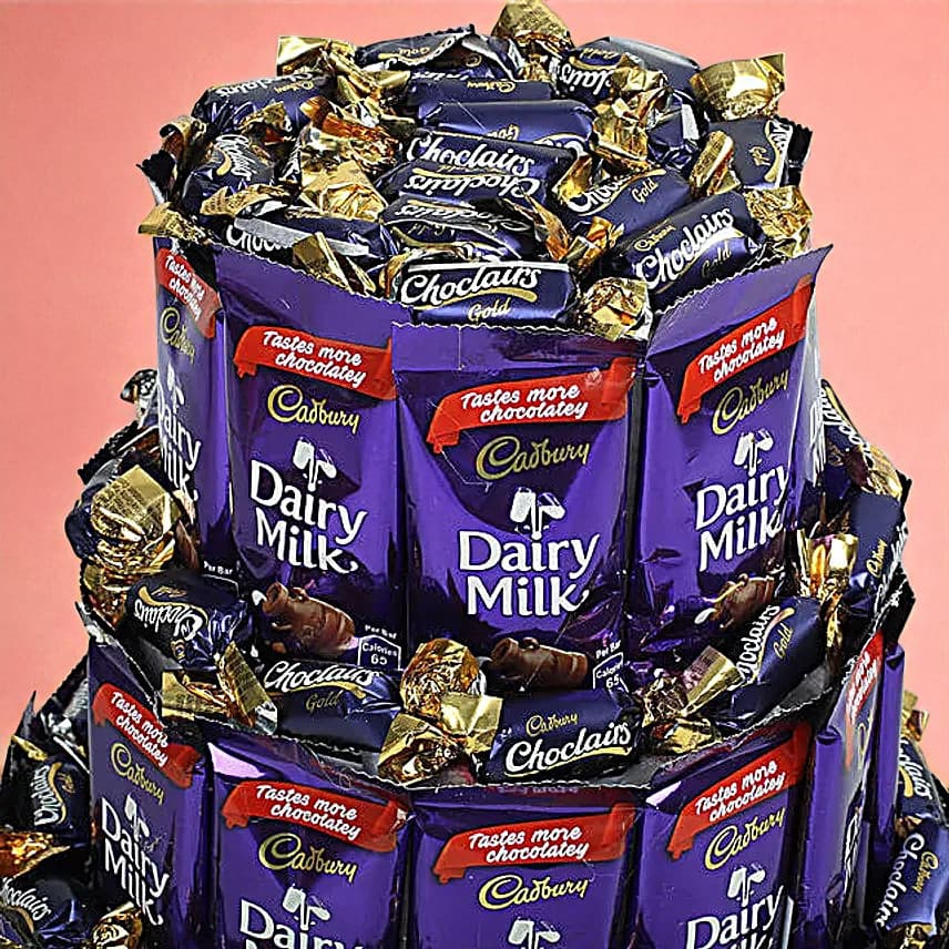 Beautiful Three Layer Chocolaty Wishes view 1