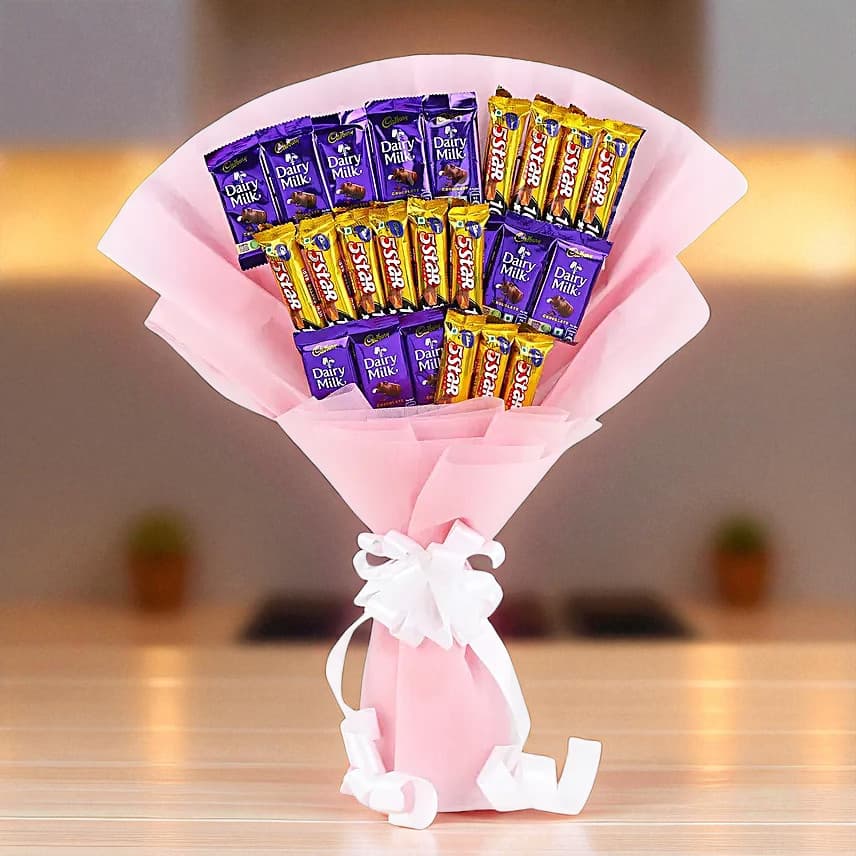 Assorted Cadbury Chocolates Bouquet