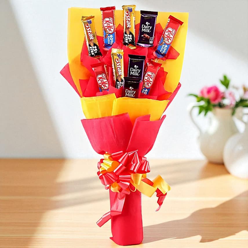 Assorted Chocolate Love Bouquet view 1