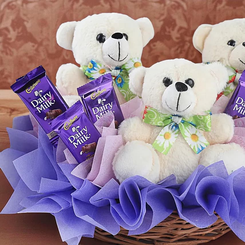 Basket of Joy and Chocolates view 2