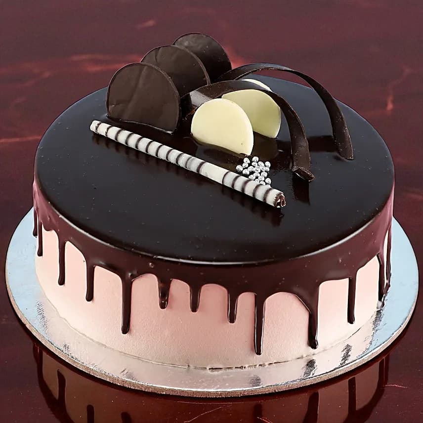 2 Layer Bamboo & Eggless Chocolate Cake view 4