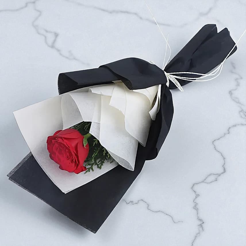 Love Red Rose Bouquet & Truffle Cake view 3