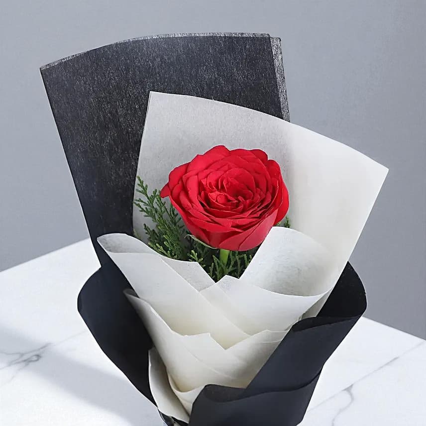 Love Red Rose Bouquet & Truffle Cake view 4