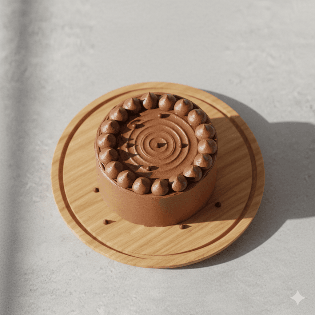 Milk Choco Bento Cake