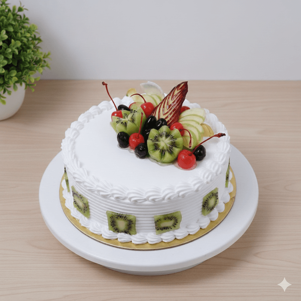 Fresh fruit cake 3