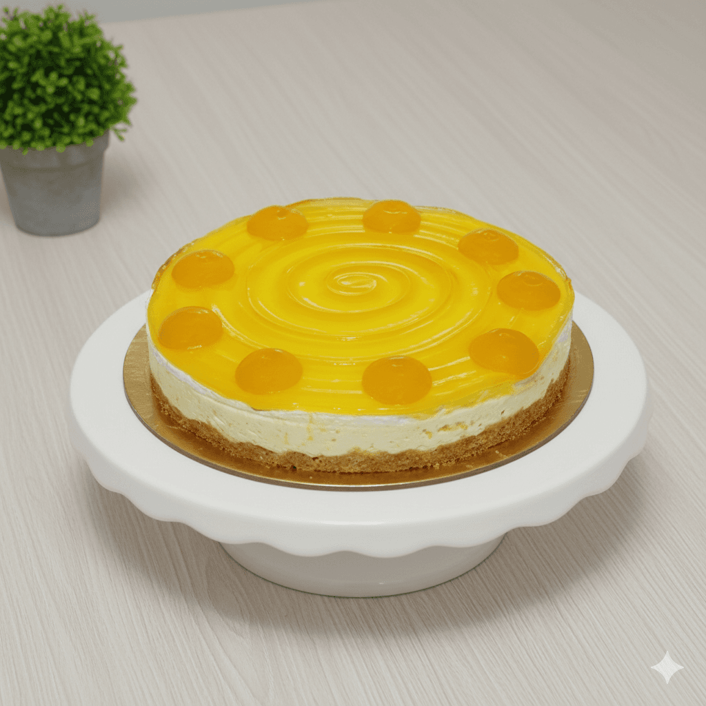 Malgova Mango Cheese Cake