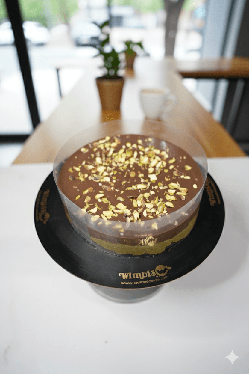 Kunafa Chocolate Cake