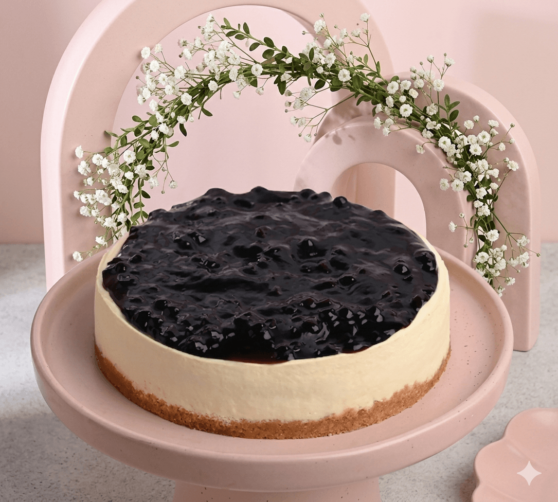 Blueberry Baked Cheesecake Delight