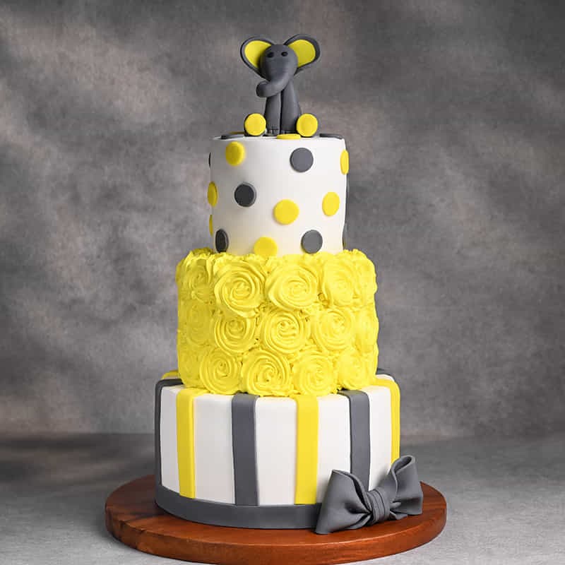 Little Elephant Three Tier Cake