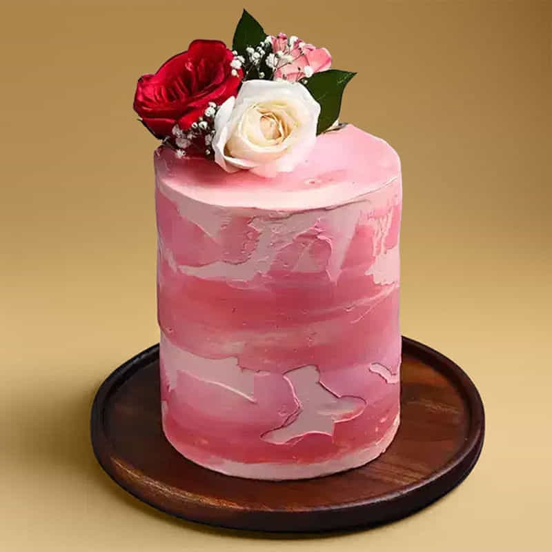 Blush Blossom Cake