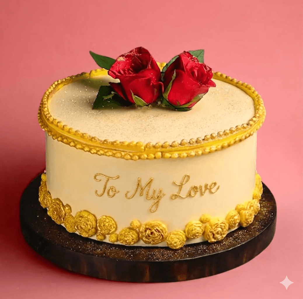 Rose Cake view 1