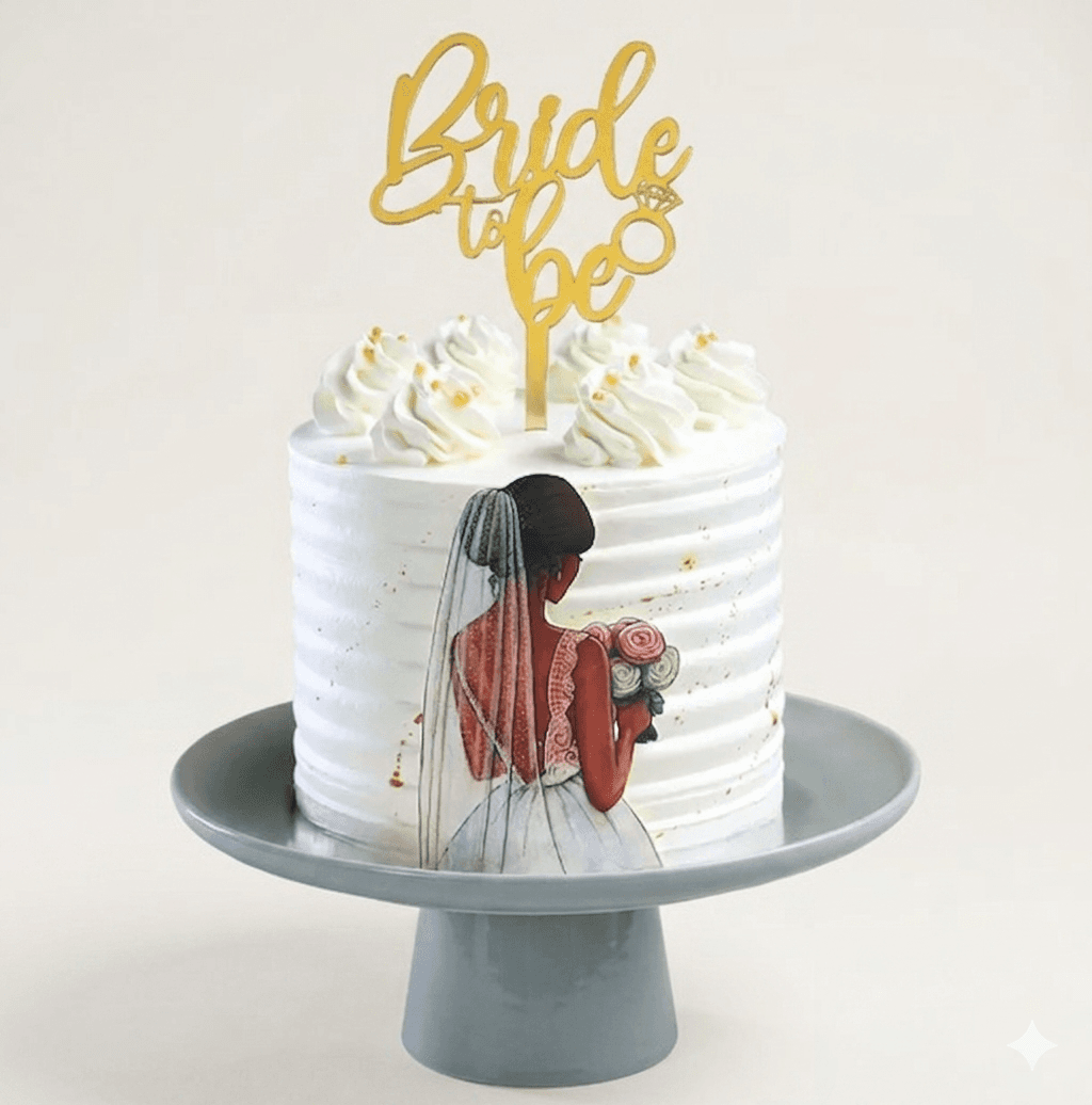 Bride To Be Bachelorette Cake