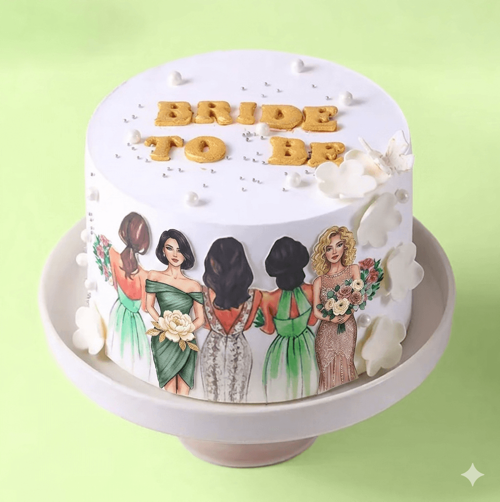 Bride N Squad Bride To Be Cake