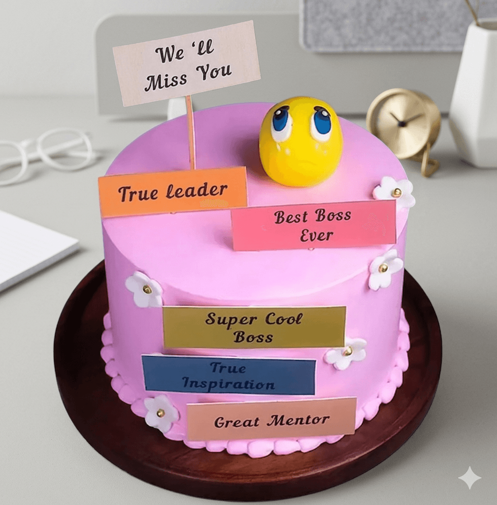 Best Boss Farewell Cake