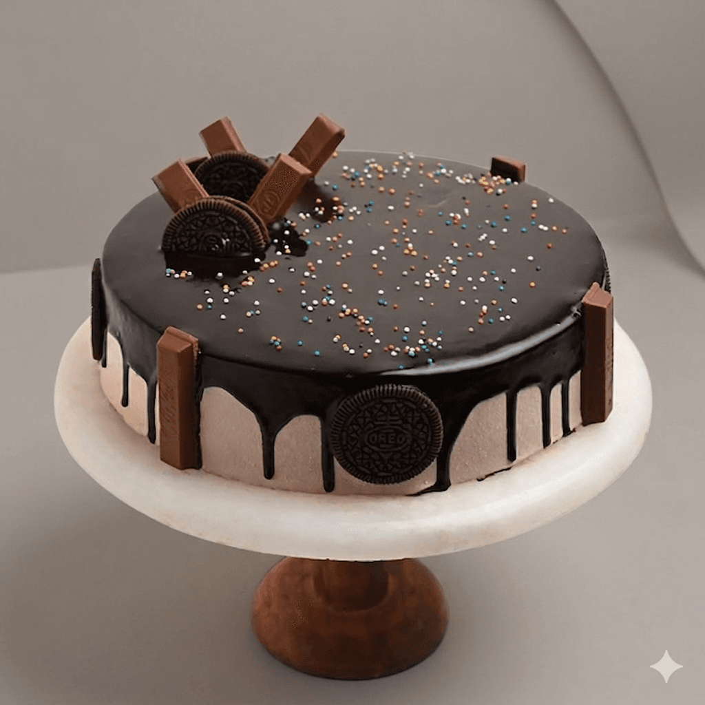 Crunchy KitKat Cake