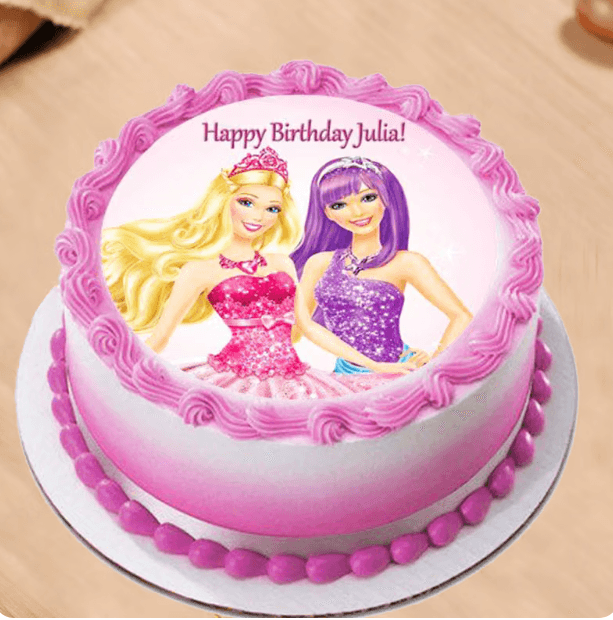 Sparkly Barbie Cake