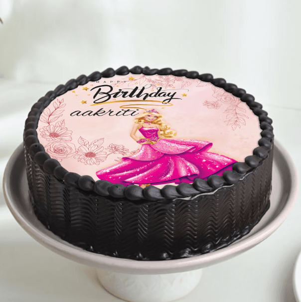 Floral Barbie Cake