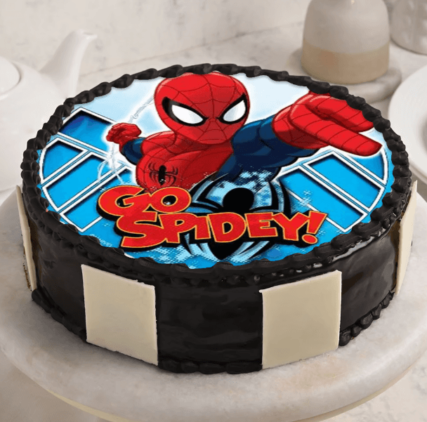 Super Spiderman Hbd Cake