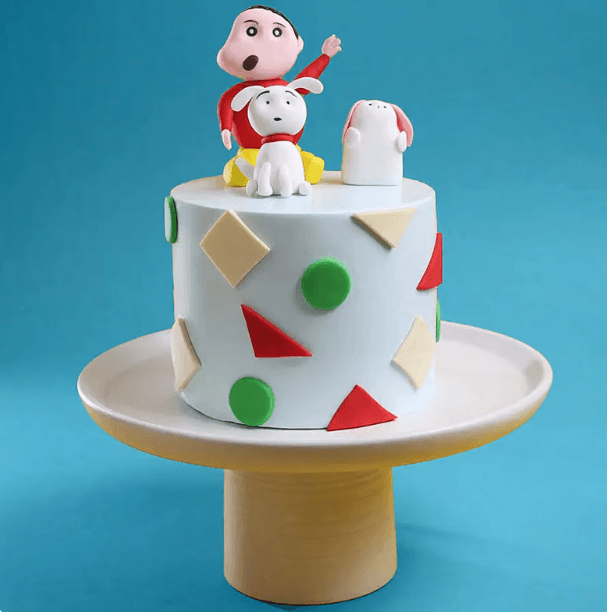 Shinchan N Shiro Cake