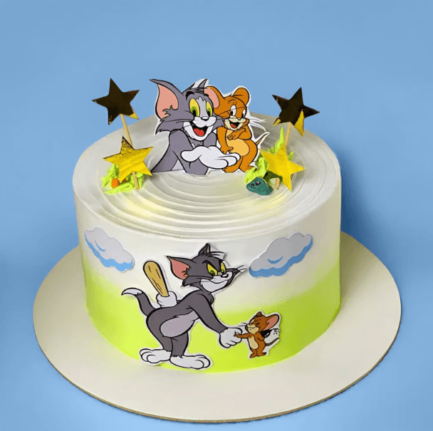 Truce Time Tom N Jerry Cake