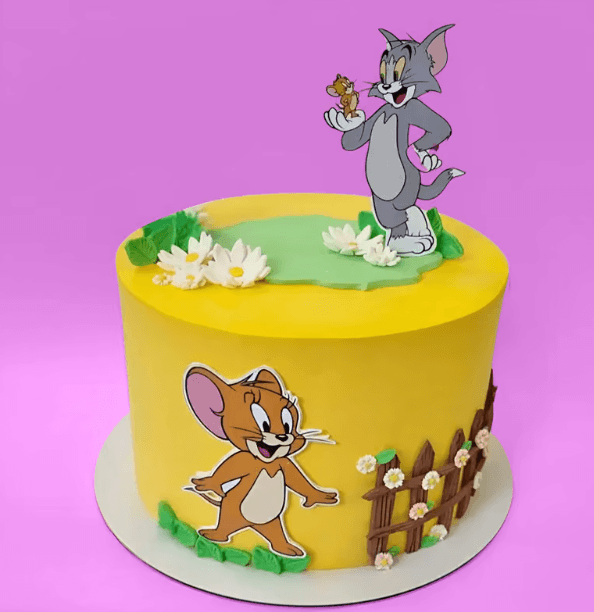Tom N Jerry Garden Play Cake