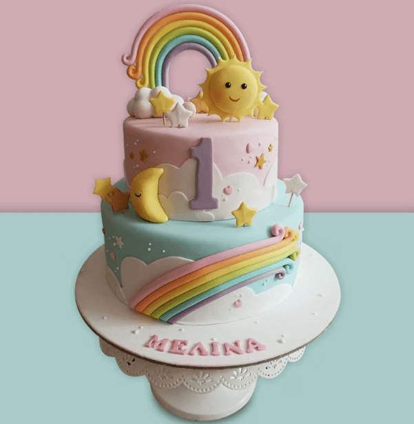 Sunshine And Rainbows Dream Cake