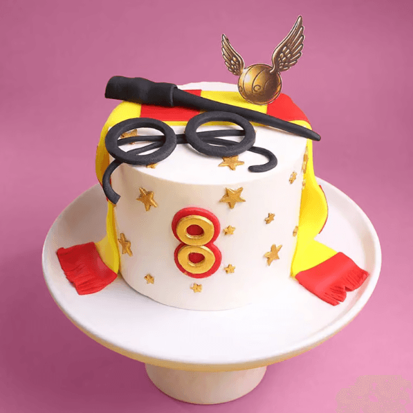 Golden Snitch Wizard Cake