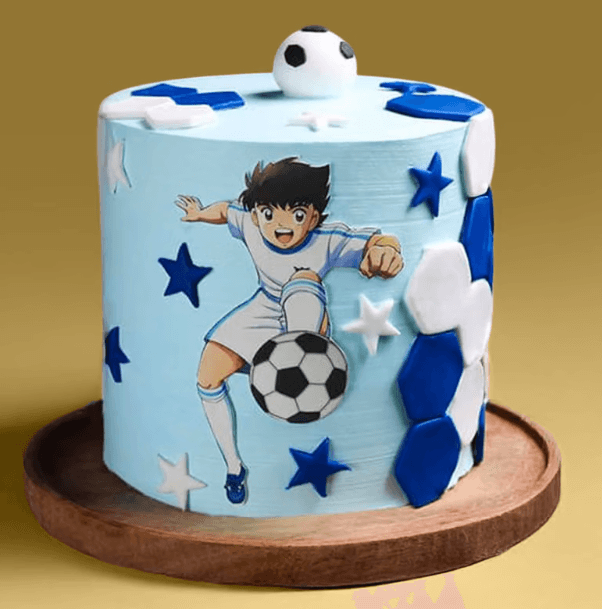 Captain Tsubasa Soccer Theme Cake
