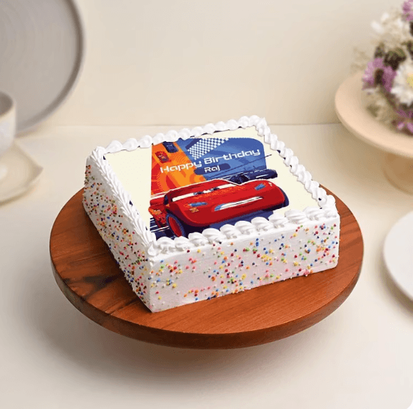 Sweet Drive Car Theme Cake